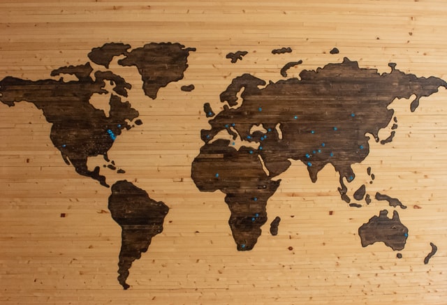 De trend van nu: een wereldkaart aan je muur
